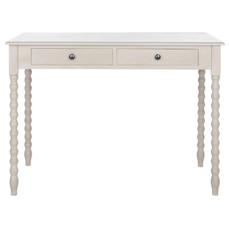 Safavieh O Mara 2 Drawer Desk, Taupe DSK5711C